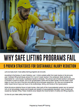 Safe Lifting Programs